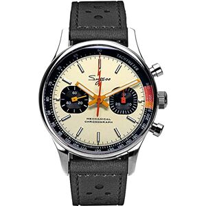 Sugess Montre chronographe à col de cygne doré 40 mm Mouvement ST1901 Cristal saphir pour homme 1963, Argenté. Publicité Sugess Montre chronographe à col de cygne doré 40 mm Mouvement ST1901 Cristal saphir pour homme 1963, Argenté. Publicité
