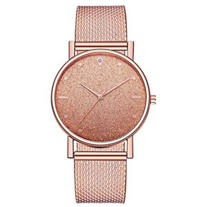 Routefuture Montre Femme Pas Cher, Femme Montre Bracelet Quartz Analog Casual Faux Diamant en Maille Acier Cadeau pour Femme Filles Enfants Ado e24 - Publicité Routefuture Montre Femme Pas Cher, Femme Montre Bracelet Quartz Analog Casual Faux Diamant en Maille Acier Cadeau pour Femme Filles Enfants Ado e24 - Publicité