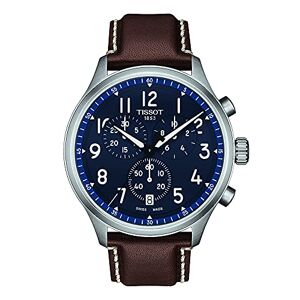 Tissot T116.617.16.042.00 Montre chronographe pour Homme Bleu Vintage XL, Marron, Sangle - Publicité