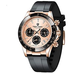 CEYADG Pagani Design Montre pour homme Mouvement japonais Chronographe 40 mm Sport Étanche Acier inoxydable Bracelet en caoutchouc Verre saphir, Rgold, Sport - Publicité CEYADG Pagani Design Montre pour homme Mouvement japonais Chronographe 40 mm Sport Étanche Acier inoxydable Bracelet en caoutchouc Verre saphir, Rgold, Sport - Publicité