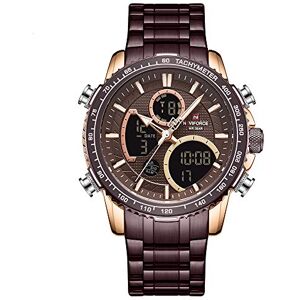 Naviforce Montre chronographe de Sport numérique pour Homme Multifonctionnel étanche Militaire Quartz Montres en Acier Inoxydable - Publicité Naviforce Montre chronographe de Sport numérique pour Homme Multifonctionnel étanche Militaire Quartz Montres en Acier Inoxydable - Publicité