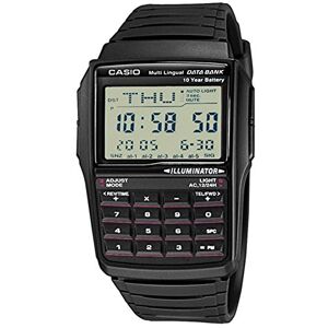 Casio Montre sport Homme Quartz Digitale Calculatrice Répertoire Chrono 5 Alarmes Fuseaux Horaires Convertisseur Bracelet et boitier en résine noire - Publicité Casio Montre sport Homme Quartz Digitale Calculatrice Répertoire Chrono 5 Alarmes Fuseaux Horaires Convertisseur Bracelet et boitier en résine noire - Publicité