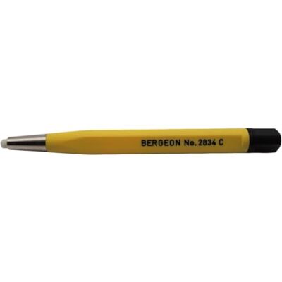 Bergeon Brosse à gratter 2834 en forme de crayon Brosse interchangeable pour nettoyer les boîtiers de montre, Fibre de verre - Publicité Bergeon Brosse à gratter 2834 en forme de crayon Brosse interchangeable pour nettoyer les boîtiers de montre, Fibre de verre - Publicité