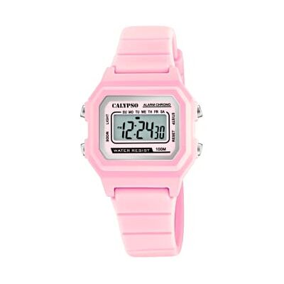 Calypso Montre Digitale Unisexe Bracelet Caoutchouc Étanche 10 ATM Date Calendrier Chronomètre Double Heure Lumière Alarme 12/24 h Digital Crush K5802 - Publicité Calypso Montre Digitale Unisexe Bracelet Caoutchouc Étanche 10 ATM Date Calendrier Chronomètre Double Heure Lumière Alarme 12/24 h Digital Crush K5802 - Publicité