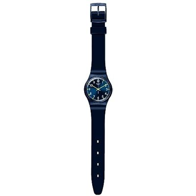 Swatch Montre Sir Blue , Bracelet - Publicité Swatch Montre Sir Blue , Bracelet - Publicité