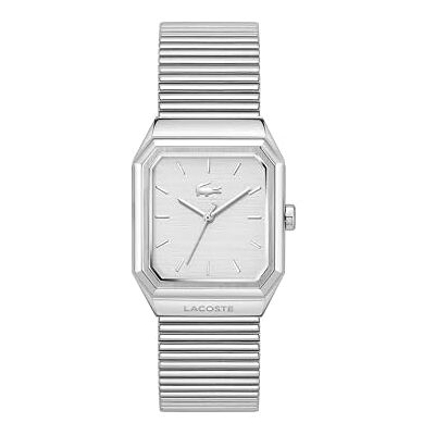 Lacoste Montre à Trois Aiguilles pour Homme, Collection René, avec Bracelet en Acier Inoxydable argenté 2011523 - Publicité Lacoste Montre à Trois Aiguilles pour Homme, Collection René, avec Bracelet en Acier Inoxydable argenté 2011523 - Publicité