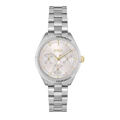 BOSS Montre Analogique Multifunction à Quartz pour Femme Collection Sage Sport avec Bracelet en Acier Inoxydable Argenté - Publicité BOSS Montre Analogique Multifunction à Quartz pour Femme Collection Sage Sport avec Bracelet en Acier Inoxydable Argenté - Publicité