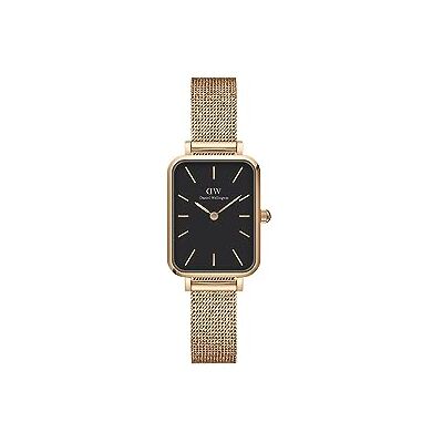 Daniel Wellington Quadro Melrose Watch, Rose Gold Mesh Bracelet, 20x26mm - Publicité Daniel Wellington Quadro Melrose Watch, Rose Gold Mesh Bracelet, 20x26mm - Publicité