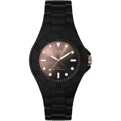 Watch ICE generation Sunset black Montre noire pour femme avec bracelet en silicone 019157 (Medium) - Publicité Watch ICE generation Sunset black Montre noire pour femme avec bracelet en silicone 019157 (Medium) - Publicité