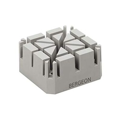 Bergeon Support de bracelet de montre avec porte-outils fabriqué en Suisse pour bracelet de montre universel standard, gris, moderne, gris, Sangle moderne - Publicité Bergeon Support de bracelet de montre avec porte-outils fabriqué en Suisse pour bracelet de montre universel standard, gris, moderne, gris, Sangle moderne - Publicité