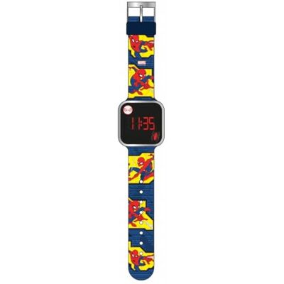 Spiderman Diakakis Montre numérique LED pour enfant - Publicité Spiderman Diakakis Montre numérique LED pour enfant - Publicité
