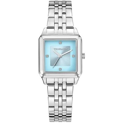 Trussardi Montre Femme, Seul Temps, Analogique, 25 mm, Collection T-Forma, Carrée, Cadeau Femme - Publicité Trussardi Montre Femme, Seul Temps, Analogique, 25 mm, Collection T-Forma, Carrée, Cadeau Femme - Publicité