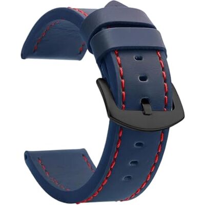 ZacLAy 18Mm 20Mm 22Mm 24Mm Bracelet De Montre Bracelet Sport Bracelet De Montre En Cuir Vintage Boucle En Acier Inoxydable - Publicité ZacLAy 18Mm 20Mm 22Mm 24Mm Bracelet De Montre Bracelet Sport Bracelet De Montre En Cuir Vintage Boucle En Acier Inoxydable - Publicité