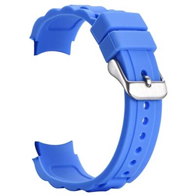 Alienwork Bracelet de Montre Bracelet en Silicone Bleu Silicone Léger Doux Imperméable - Publicité Alienwork Bracelet de Montre Bracelet en Silicone Bleu Silicone Léger Doux Imperméable - Publicité