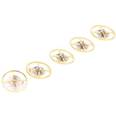 cersalt Balancier de montre de rechange, diamètre de 0,39 po, balancier de montre pratique doré avec spiral à rotation complète pour mouvement 8205 pour atelier de réparation de montres - Publicité cersalt Balancier de montre de rechange, diamètre de 0,39 po, balancier de montre pratique doré avec spiral à rotation complète pour mouvement 8205 pour atelier de réparation de montres - Publicité