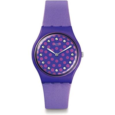 Swatch Montre Femme Perfect Plum - Publicité Swatch Montre Femme Perfect Plum - Publicité