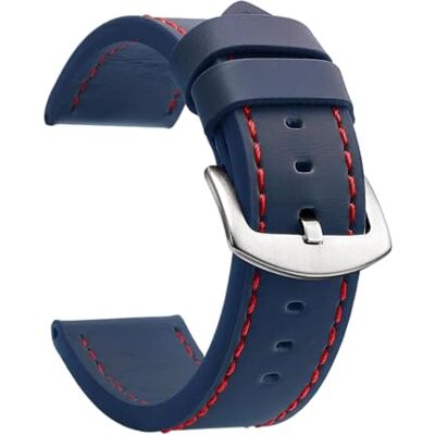 ZacLAy 18Mm 20Mm 22Mm 24Mm Bracelet De Montre Bracelet Sport Bracelet De Montre En Cuir Vintage Boucle En Acier Inoxydable - Publicité ZacLAy 18Mm 20Mm 22Mm 24Mm Bracelet De Montre Bracelet Sport Bracelet De Montre En Cuir Vintage Boucle En Acier Inoxydable - Publicité