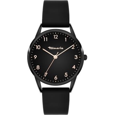 Tamaris Montre pour Femmes Montre-Bracelet pour Femmes en Différentes Couleurs Boîtier Rund Auch avec Blumen-Motiven, Étanche - Publicité Tamaris Montre pour Femmes Montre-Bracelet pour Femmes en Différentes Couleurs Boîtier Rund Auch avec Blumen-Motiven, Étanche - Publicité