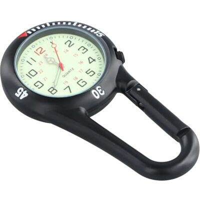Ziyonix Montre Numérique de Sport à Clipser et Mousqueton, Montre Infirmière Phosphorescente pour Médecins, Infirmières et Chefs Paramédicaux, Alpinisme (Noir) - Publicité Ziyonix Montre Numérique de Sport à Clipser et Mousqueton, Montre Infirmière Phosphorescente pour Médecins, Infirmières et Chefs Paramédicaux, Alpinisme (Noir) - Publicité
