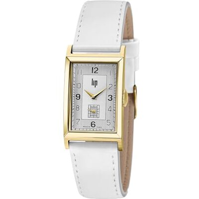 Lip Femme Analogique Quartz Montre avec Bracelet en Or , Noir, Sangle, Noir, Sangle - Publicité Lip Femme Analogique Quartz Montre avec Bracelet en Or , Noir, Sangle, Noir, Sangle - Publicité