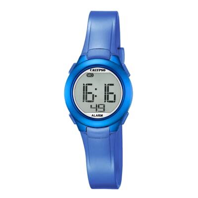 Calypso Montre Femme Digitale Caoutchouc Étanche 10 ATM Date Calendrier Chronographe Double Horaire Lumière Alarme 12/24h K5677 - Publicité Calypso Montre Femme Digitale Caoutchouc Étanche 10 ATM Date Calendrier Chronographe Double Horaire Lumière Alarme 12/24h K5677 - Publicité