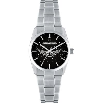 Zadig & Voltaire Montre Zadig Black Silver - Publicité Zadig & Voltaire Montre Zadig Black Silver - Publicité