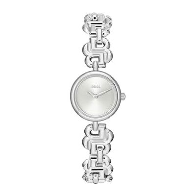 BOSS Montre à Mouvement à Quartz Trois Aiguilles pour Femme Collection Double B Dressy avec Bracelet en Acier Inoxydable - Publicité BOSS Montre à Mouvement à Quartz Trois Aiguilles pour Femme Collection Double B Dressy avec Bracelet en Acier Inoxydable - Publicité