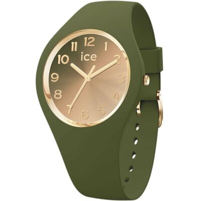 WATCH Ice Sunset Olive Green Montre Verte pour Femme avec Bracelet en Silicone (Small 37mm) - Publicité WATCH Ice Sunset Olive Green Montre Verte pour Femme avec Bracelet en Silicone (Small 37mm) - Publicité