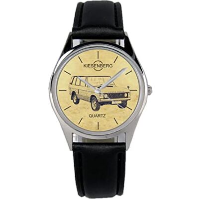 KIESENBERG Montre Homme Cadeau pour Range Rover 1970-1985 Fans Quartz Analogique Bracelet en Cuir Montre-Bracelet - Publicité KIESENBERG Montre Homme Cadeau pour Range Rover 1970-1985 Fans Quartz Analogique Bracelet en Cuir Montre-Bracelet - Publicité