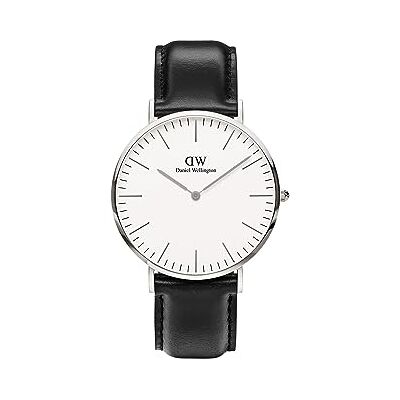 Daniel Wellington Classic Bristol, Montre Marron/Argent, 40mm, Cuir, pour Hommes - Publicité Daniel Wellington Classic Bristol, Montre Marron/Argent, 40mm, Cuir, pour Hommes - Publicité
