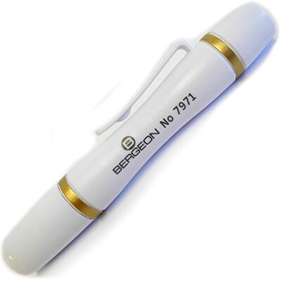 Bergeon 7971 Glass Pen, Stylo synthétique de Nettoyage de Montre et Bijoux avec Embout Rond, Moderne, Moderne - Publicité Bergeon 7971 Glass Pen, Stylo synthétique de Nettoyage de Montre et Bijoux avec Embout Rond, Moderne, Moderne - Publicité