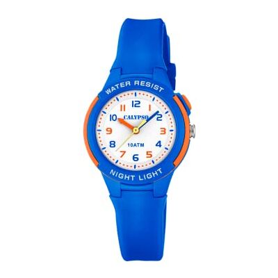Calypso Montre Enfant Garçon et Fille Analogique en Caoutchouc Bleu Montre à Quartz, Verre Haute Résistance, Étanche 10 ATM, , Junior Collection - Publicité Calypso Montre Enfant Garçon et Fille Analogique en Caoutchouc Bleu Montre à Quartz, Verre Haute Résistance, Étanche 10 ATM, , Junior Collection - Publicité
