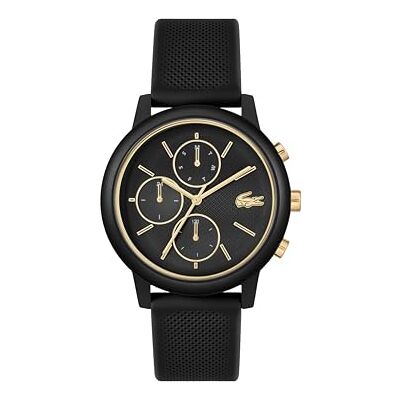 Montre Analogique Multifonction à Quartz pour Homme Collection LACOSTE.12.12 Move avec Bracelet en Silicone Bleu Marine, Vert ou Noir - Publicité Montre Analogique Multifonction à Quartz pour Homme Collection LACOSTE.12.12 Move avec Bracelet en Silicone Bleu Marine, Vert ou Noir - Publicité