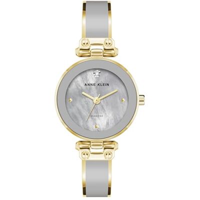 Anne Klein Women's Genuine Diamond Dial Bangle Watch - Publicité Anne Klein Women's Genuine Diamond Dial Bangle Watch - Publicité
