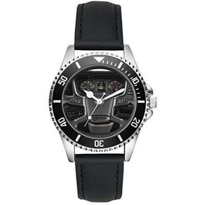 KIESENBERG Montre Homme Cadeau pour Scania Fans Cockpit Quartz Analogique Montre-Bracelet - Publicité KIESENBERG Montre Homme Cadeau pour Scania Fans Cockpit Quartz Analogique Montre-Bracelet - Publicité