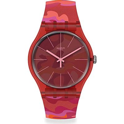 Swatch Montre Automatique analogique et numérique pour Homme avec Bracelet SUOR116, Multicolore, Bracelet - Publicité Swatch Montre Automatique analogique et numérique pour Homme avec Bracelet SUOR116, Multicolore, Bracelet - Publicité
