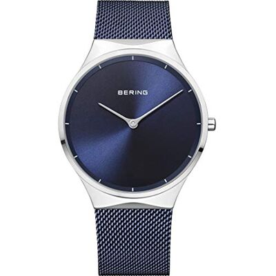 BERING Mixte Analogique Quartz Classic Collection Montre avec Bracelet en Acier Inoxydable & Verre Saphir - Publicité BERING Mixte Analogique Quartz Classic Collection Montre avec Bracelet en Acier Inoxydable & Verre Saphir - Publicité