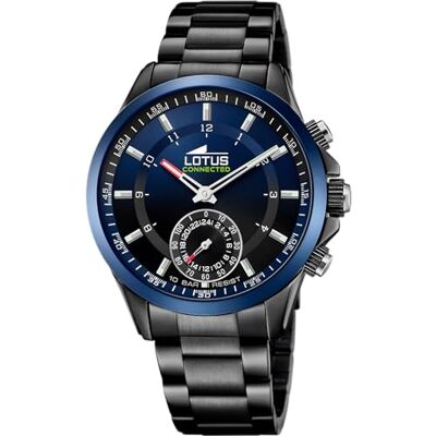 LOTUS Montre Connectée Homme Hybride en Acier Inoxydable 316L Noir - Publicité LOTUS Montre Connectée Homme Hybride en Acier Inoxydable 316L Noir - Publicité