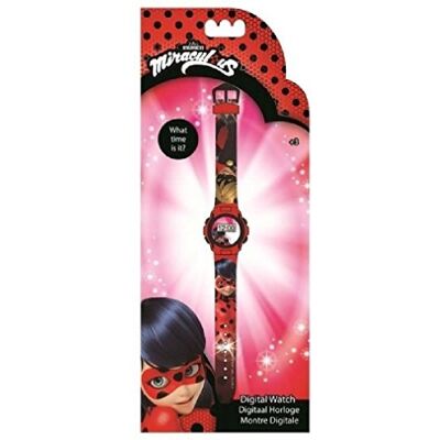 Disney Ladybug Montre Digitale Ke02, LB17047 - Publicité Disney Ladybug Montre Digitale Ke02, LB17047 - Publicité