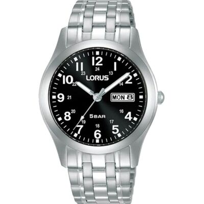Lorus Hommes Analogique Quartz Montre avec Bracelet en Métal - Publicité Lorus Hommes Analogique Quartz Montre avec Bracelet en Métal - Publicité