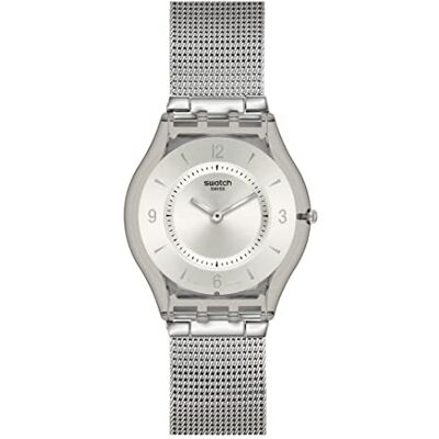 Swatch Montre Metal Knit - Publicité Swatch Montre Metal Knit - Publicité