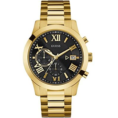 Guess pour Femme Analogique Quartz Montre avec Bracelet en Acier Inoxydable - Publicité Guess pour Femme Analogique Quartz Montre avec Bracelet en Acier Inoxydable - Publicité