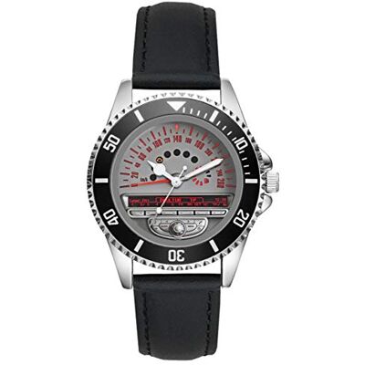 KIESENBERG Montre Homme Cadeau pour Mini Fans Cockpit Compteur de Vitesse Quartz Analogique Montre-Bracelet - Publicité KIESENBERG Montre Homme Cadeau pour Mini Fans Cockpit Compteur de Vitesse Quartz Analogique Montre-Bracelet - Publicité
