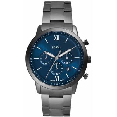 Fossil Montre Neutra pour Homme, Mouvement chronographe à Quartz avec Bracelet en Acier Inoxydable - Publicité Fossil Montre Neutra pour Homme, Mouvement chronographe à Quartz avec Bracelet en Acier Inoxydable - Publicité