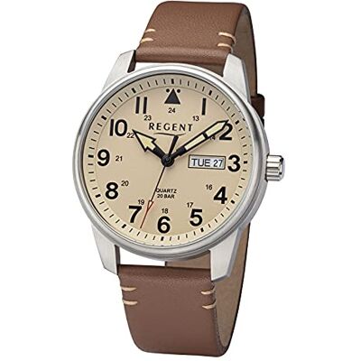 Regent Montres Homme Quartz Analogique 32018695 - Publicité Regent Montres Homme Quartz Analogique 32018695 - Publicité