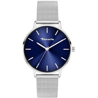 Tamaris Montre pour Femmes – Simple, Ronde Montre-Bracelet pour Femmes 36 Mm Montre-Bracelet avec Acier Inoxydable Bracelet Mesh en Différentes Couleurs - Publicité Tamaris Montre pour Femmes – Simple, Ronde Montre-Bracelet pour Femmes 36 Mm Montre-Bracelet avec Acier Inoxydable Bracelet Mesh en Différentes Couleurs - Publicité