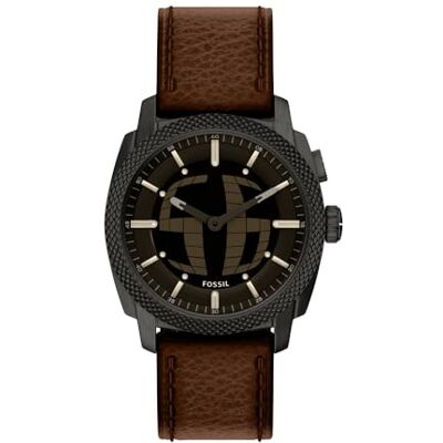 Fossil Machine Montre pour Homme, Mouvement Ana-Digi Big Tic 41 mm avec Bracelet en Acier Inoxydable ou en Cuir - Publicité Fossil Machine Montre pour Homme, Mouvement Ana-Digi Big Tic 41 mm avec Bracelet en Acier Inoxydable ou en Cuir - Publicité