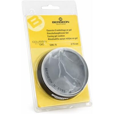 Bergeon 5395-75 Coussin de boîtier de montre en gel souple Transparent 75 mm - Publicité Bergeon 5395-75 Coussin de boîtier de montre en gel souple Transparent 75 mm - Publicité