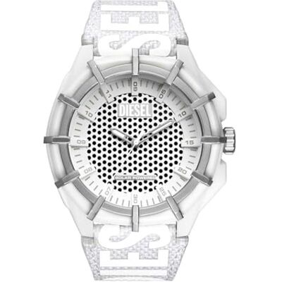 Diesel Framed Watch for Men, Solar Powered Quartz Movement with Silicone Or Leather Strap - Publicité Diesel Framed Watch for Men, Solar Powered Quartz Movement with Silicone Or Leather Strap - Publicité