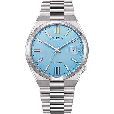 Citizen Tsuyosa Montre analogique automatique pour hommes, bleu ciel, Moderne - Publicité Citizen Tsuyosa Montre analogique automatique pour hommes, bleu ciel, Moderne - Publicité